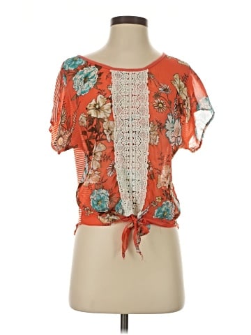 About A Girl Short Sleeve Blouse (view 1)