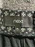 Next Houndstooth Black Casual Pants Size 8L - photo 7