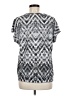 Erika Silver Short Sleeve Blouse Size M - photo 2