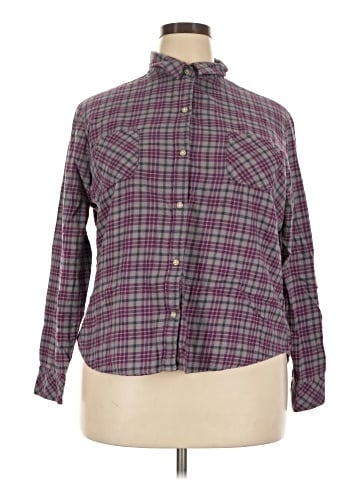 Riders by Lee Long Sleeve Button-Down Shirt (view 1)