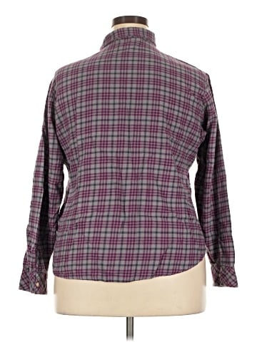 Riders by Lee Long Sleeve Button-Down Shirt (view 2)