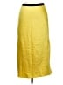 ATM Solid Yellow Casual Skirt Size S - photo 1