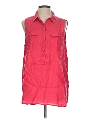 Jones New York Sleeveless Button-Down Shirt (view 1)
