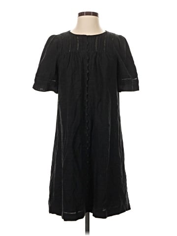 Madewell Pleated Button-Front Shift Dress (view 1)