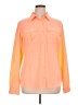 Columbia Color Block Orange Long Sleeve Blouse Size XL - photo 1