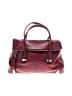 B Makowsky 100% Leather Solid Red Burgundy Leather Shoulder Bag One size - photo 1