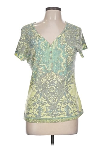 One World Short Sleeve Henley (view 1)