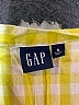 Gap Checkered-gingham Yellow Casual Dress Size S - photo 7