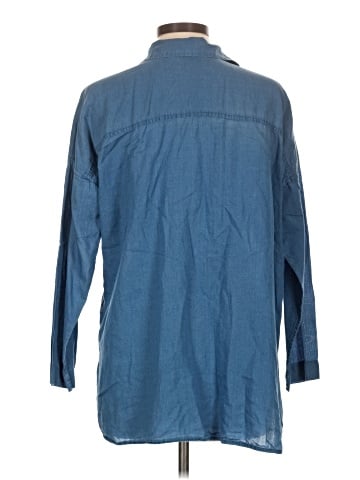 Purejill 3/4 Sleeve Button-Down Shirt (view 2)