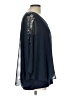 Joseph A. 100% Polyester Blue 3/4 Sleeve Blouse Size L - photo 4
