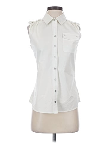 Elie Tahari Sleeveless Button-Down Shirt (view 1)