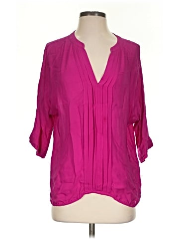 Joie 3/4 Sleeve Silk Top (view 1)