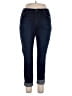 Ruff Hewn Solid Blue Jeans Size 16 - photo 1