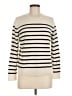 Quince 100% Cashmere Stripes Ivory Cashmere Pullover Sweater Size M - photo 1