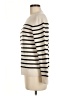 Quince 100% Cashmere Stripes Ivory Cashmere Pullover Sweater Size M - photo 5