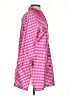 Connie Roberson Checkered-gingham Pink 3/4 Sleeve Button-Down Shirt Size XS - photo 4