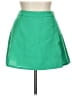 Head 100% Polyester Solid Green Casual Skirt Size 10 - photo 1