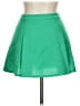 Head 100% Polyester Solid Green Casual Skirt Size 10 - photo 2