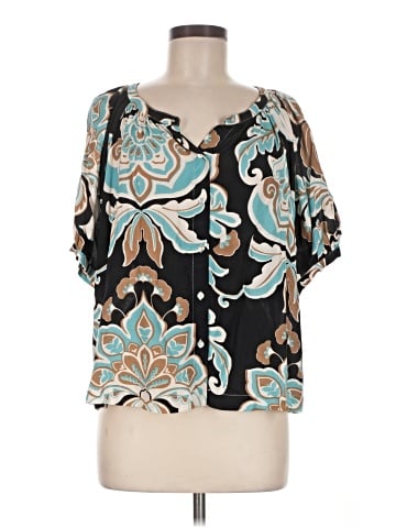 Karen Kane Short Sleeve Blouse (view 1)