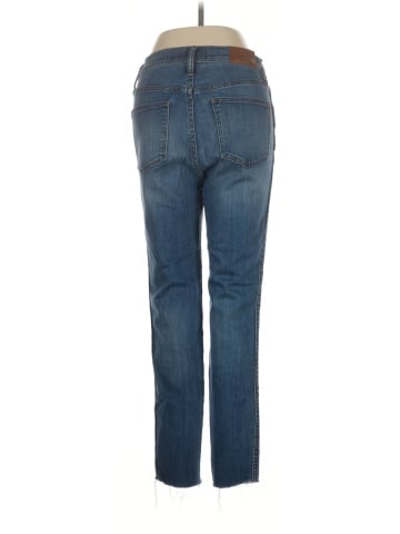 Madewell 10" High-Rise Skinny Crop Jeans: Button-Front TENCEL&trade; Denim Edition (view 2)