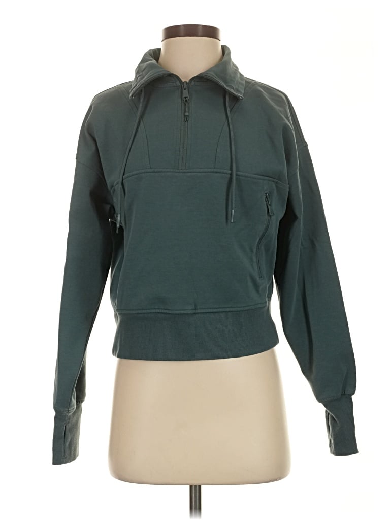 Pre-owned Active By Old Navy Sweatshirt In Green