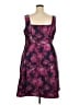 ModCloth Floral Purple Cocktail Dress Size 2X - photo 2