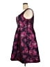ModCloth Floral Purple Cocktail Dress Size 2X - photo 5