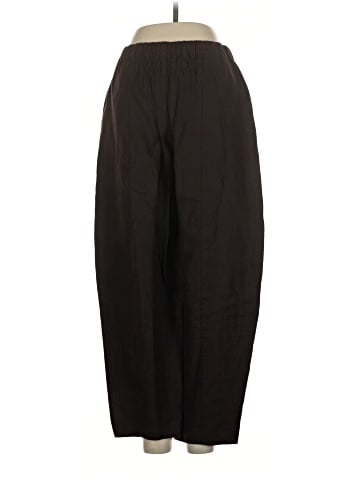 Madewell Barrel-Leg Crop Pants in 100% Linen (view 2)