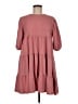 Monki Solid Pink Casual Dress Size M - photo 1