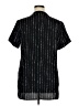 Timeson 100% Polyester Black Short Sleeve Blouse Size XL - photo 2