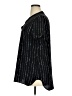 Timeson 100% Polyester Black Short Sleeve Blouse Size XL - photo 5