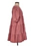 Monki Solid Pink Casual Dress Size M - photo 4