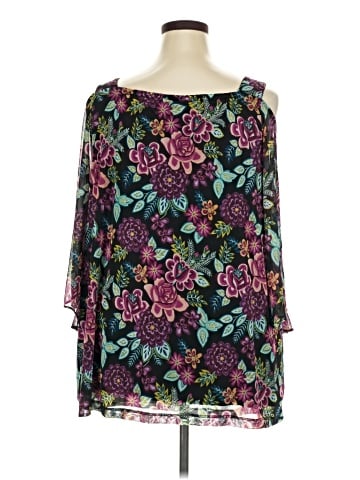 Catherines 3/4 Sleeve Blouse (view 2)
