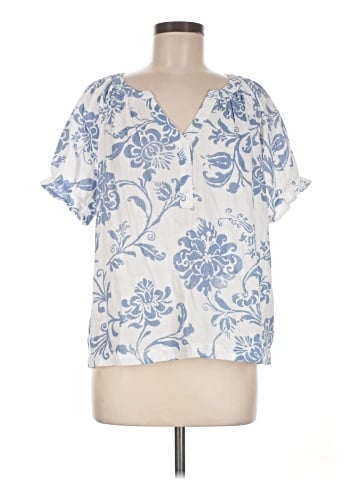 Lucky Brand Short Sleeve Blouse (view 1)