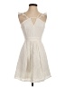 BCBGeneration 100% Cotton Hearts Ivory Cocktail Dress Size 2 - photo 1
