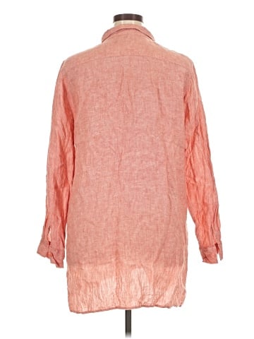Garnet Hill 3/4 Sleeve Button-Down Shirt (view 2)
