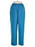 Susan Graver 100% Polyester Color Block Blue Track Pants Size L - photo 2