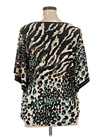 JM Collection 3/4 Sleeve Top (view 2)