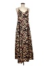 Nicole Miller 100% Polyester Animal Print Brown Casual Dress Size M - photo 1
