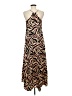 Nicole Miller 100% Polyester Animal Print Brown Casual Dress Size M - photo 2