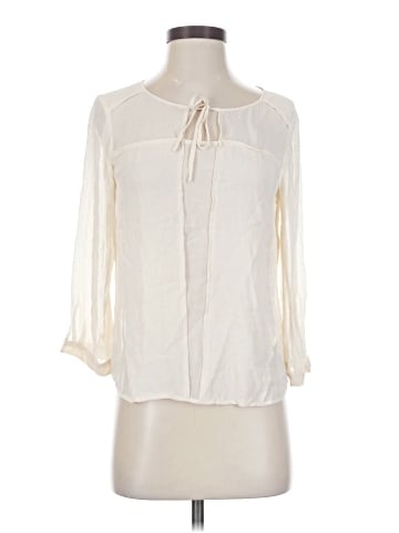 Babaton 3/4 Sleeve Silk Top (view 1)