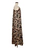 Nicole Miller 100% Polyester Animal Print Brown Casual Dress Size M - photo 4