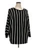 Philosophy Republic Clothing Stripes Black Pullover Sweater Size 1X - photo 1