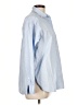J. McLaughlin Stripes Blue Long Sleeve Button-Down Shirt Size L - photo 4
