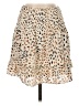 Aqua 100% Polyester Animal Print Ivory Casual Skirt Size S - photo 1