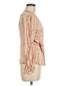 Zara Tan Long Sleeve Blouse Size M - photo 4