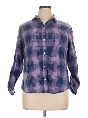 Riders by Lee Long Sleeve Button-Down Shirt (view 1)