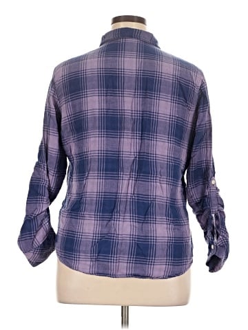 Riders by Lee Long Sleeve Button-Down Shirt (view 2)
