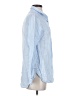 Mo:Vint 100% Linen Stripes Blue Long Sleeve Button-Down Shirt Size M - photo 4