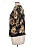 AGB Floral Black 3/4 Sleeve Blouse Size XL - photo 5